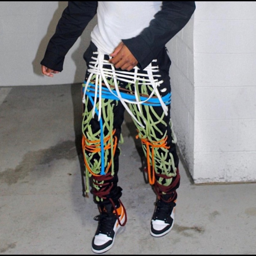 Unisex String cargo pants